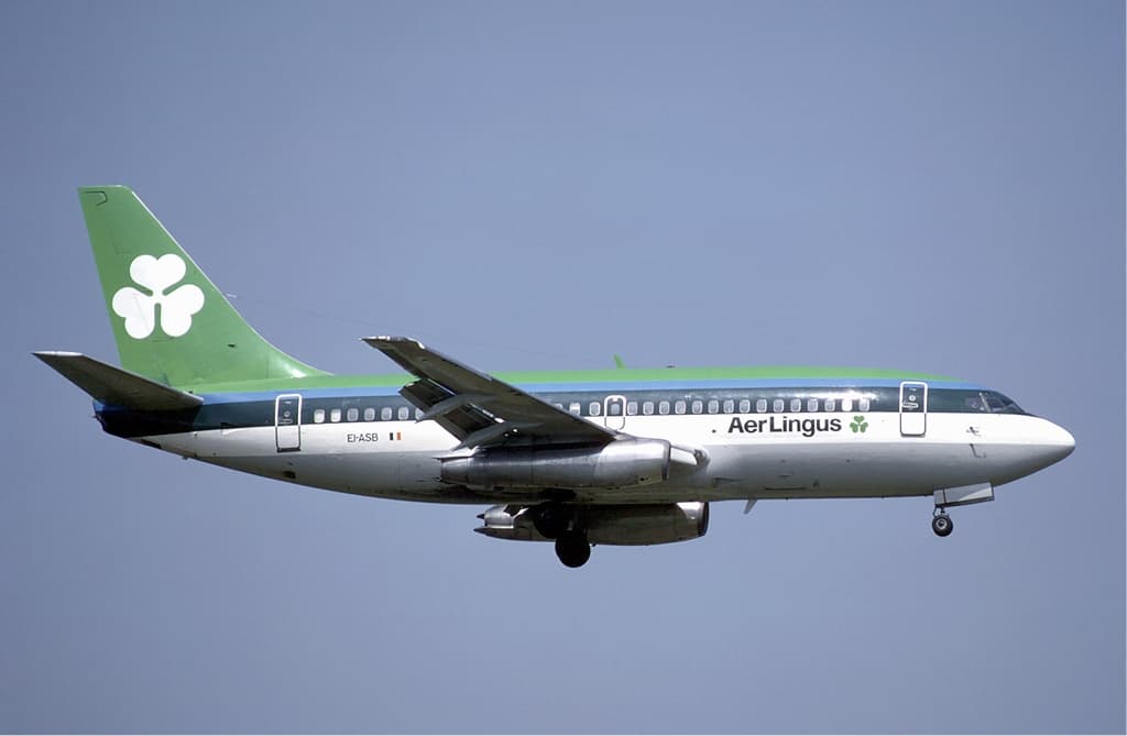 Aer Lingus vliegtuig in vlucht