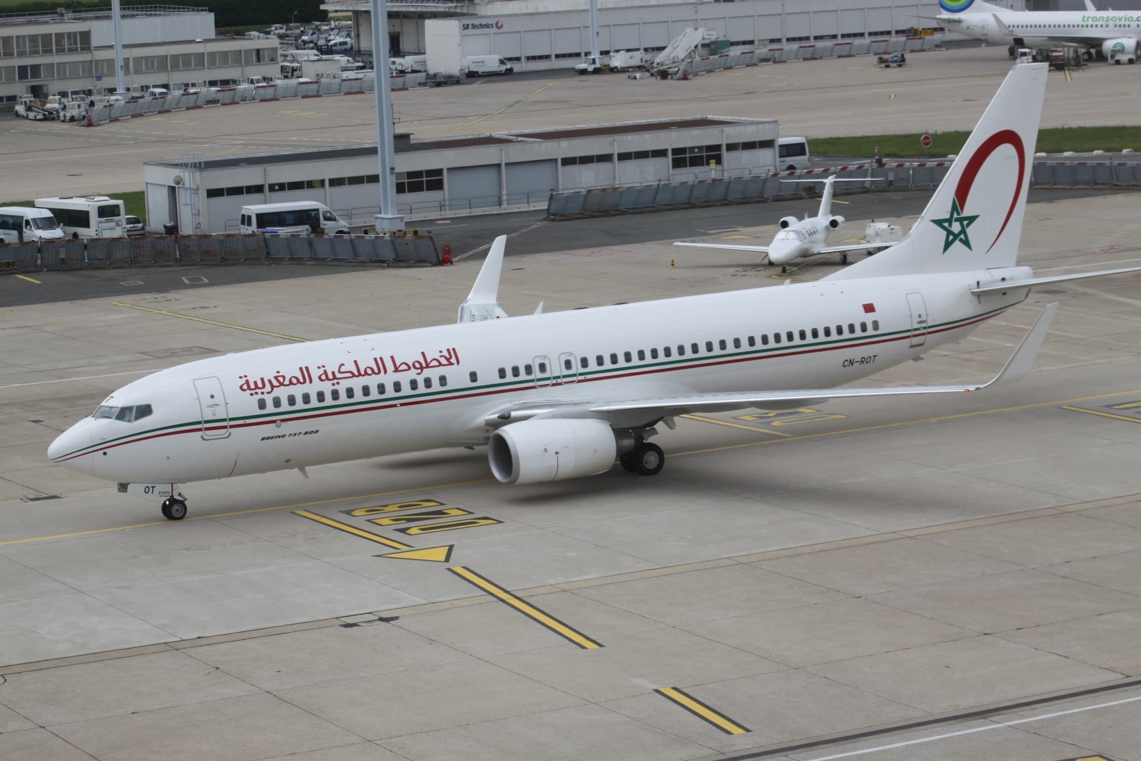 Royal Air Maroc vliegtuig in vlucht